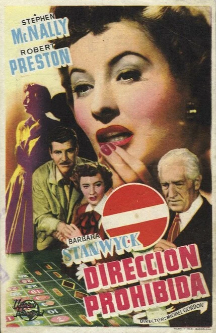 Постер Леди играет в азартные игры 1949