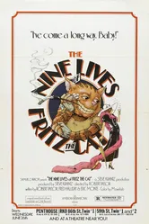 Девять жизней кота Фрица 1974 постер
