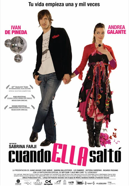 Постер Когда она прыгнула 2007