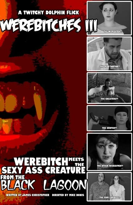 Постер Werebitch Meets the Sexy Ass Creature from the Black Lagoon