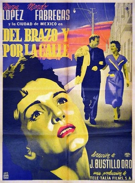 Постер Del brazo y por la calle