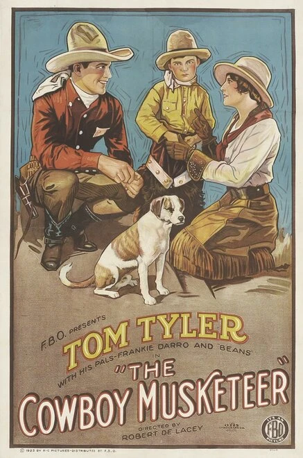 Постер The Cowboy Musketeer