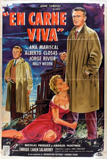 Постер En carne viva 1954