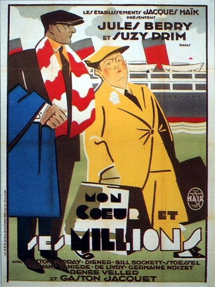 Постер Mon coeur et ses millions