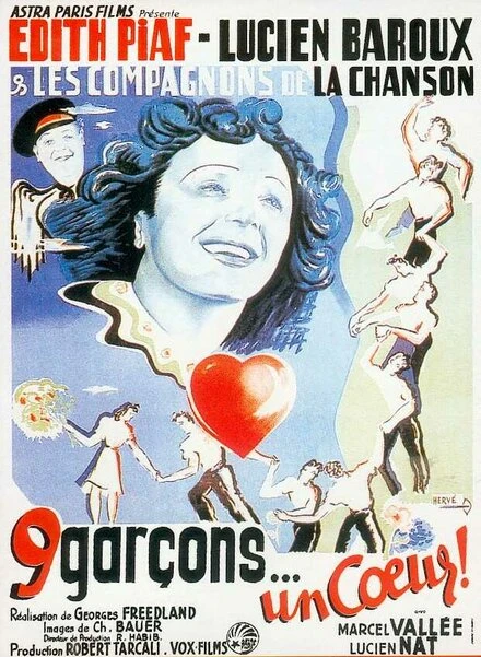 Постер Девять парней, одно сердце 1948