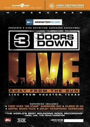 Постер 3 Doors Down: Away from the Sun, Live from Houston, Texas