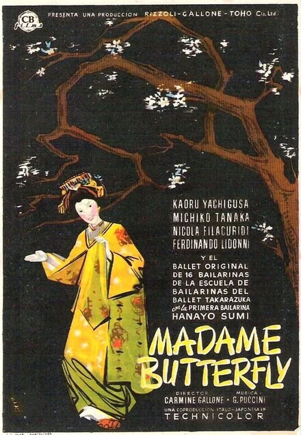Постер Мадам Батерфлай 1954