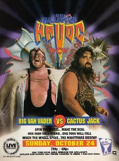 Постер WCW Разрушение на Хэллоуин 1993