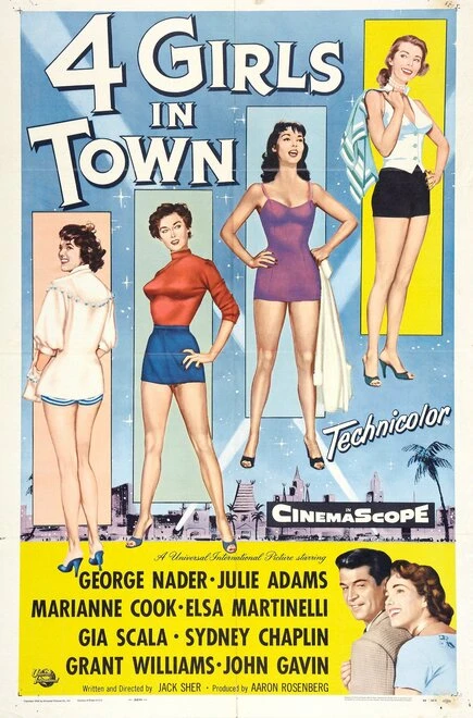Постер Four Girls in Town