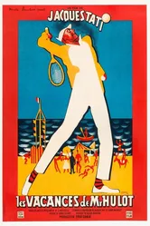 Каникулы господина Юло 1953 постер