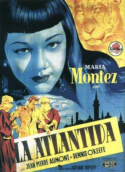 Постер Русалки Атлантиды 1949