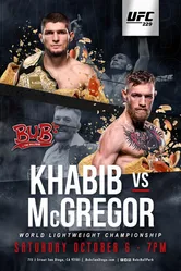 UFC 229: Khabib vs McGregor постер