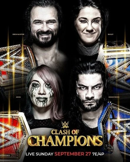 Постер WWE: Столкновение чемпионов 2020