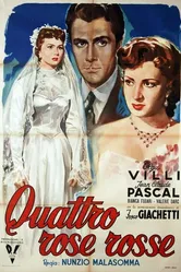 Quattro rose rosse постер