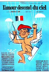Любовь спускается с неба 1957 постер