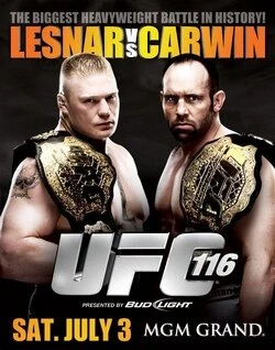 Постер UFC 116: Lesnar vs. Carwin
