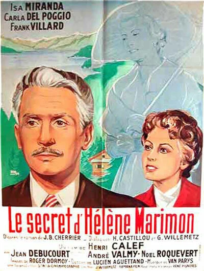 Постер Тайна Элен Маримон 1954