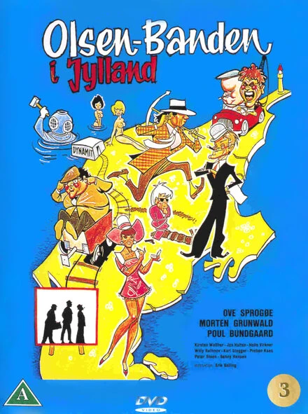 Постер Банда Ольсена в Ютландии 1971