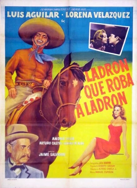 Постер Ladrón que roba a ladrón