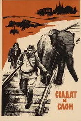 Солдат и слон 1977 постер