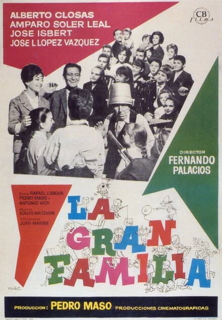 Постер Большая семья 1962