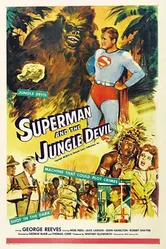 Супермен и Дьявол джунглей 1954 постер