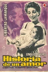 Historia de un amor 1956 постер