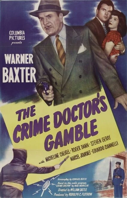 Постер The Crime Doctor's Gamble