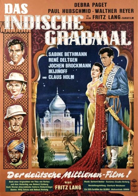 Постер Индийская гробница 1959