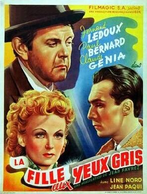 Постер La fille aux yeux gris