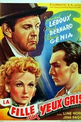 La fille aux yeux gris постер