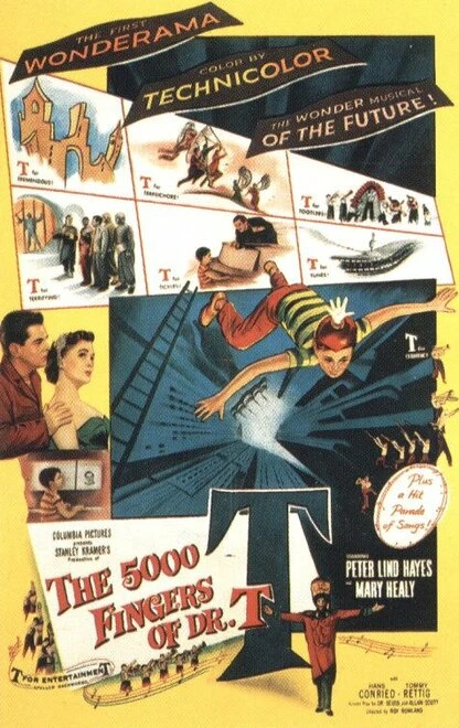Постер 5000 пальцев доктора Т. 1953
