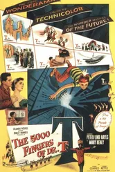5000 пальцев доктора Т. 1953 постер
