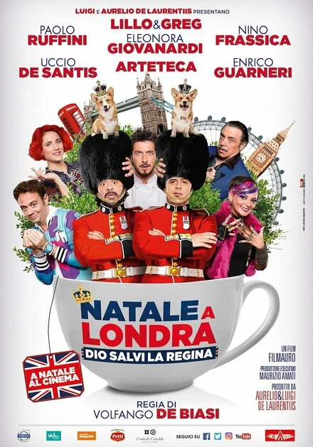 Постер Natale a Londra - Dio salvi la Regina