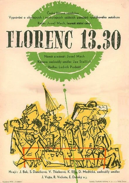 Постер Отправление в 13.30 1957