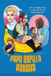 Papa Gorilla Banana постер