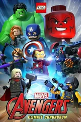 LEGO Marvel Мстители: Климатический парадокс 2020 постер