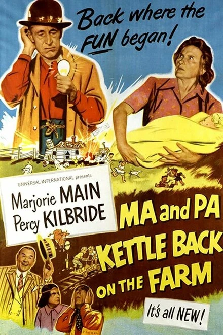 Постер Ma and Pa Kettle Back on the Farm