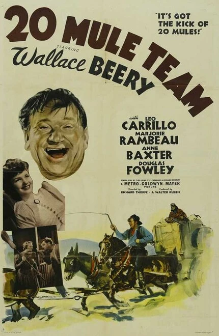 Постер Упряжка из двадцати мулов 1940