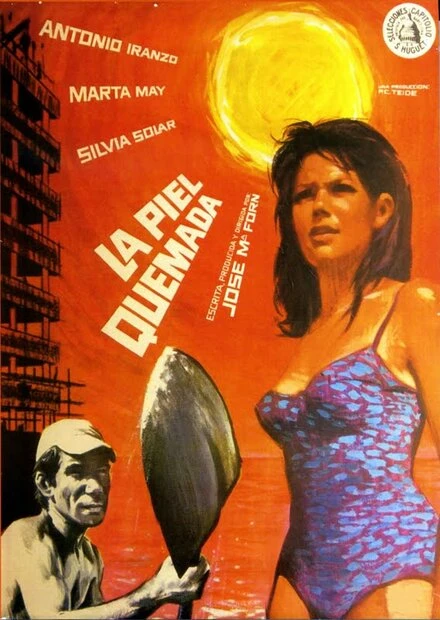 Постер La piel quemada