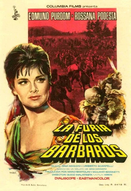 Постер Ярость варваров 1960