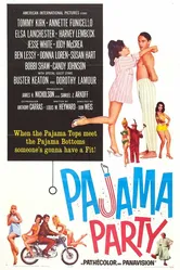 Пижамная вечеринка 1964 постер