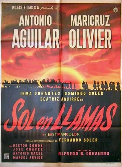 Постер Sol en llamas