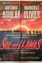 Sol en llamas постер
