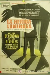 La herida luminosa 1956 постер