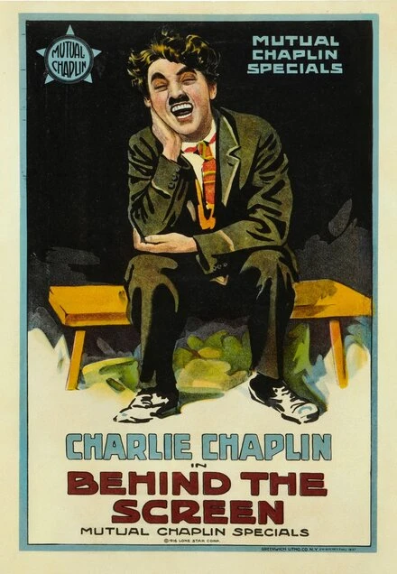 Постер За кулисами кино 1916