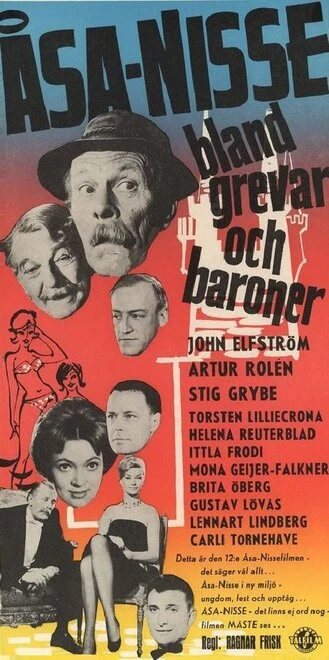 Постер Åsa-Nisse bland grevar och baroner