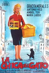 La chica del gato постер