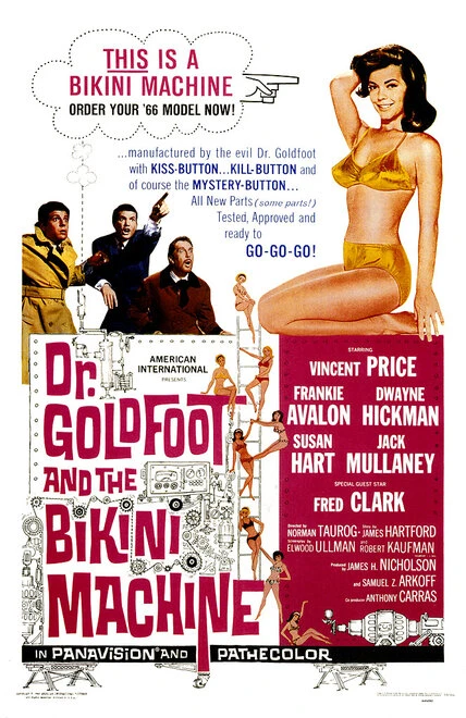 Постер Доктор Голдфут и бикини-машины 1965
