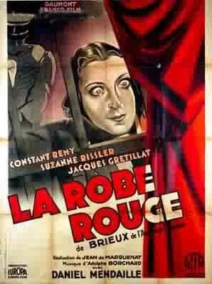 Постер La robe rouge 1934